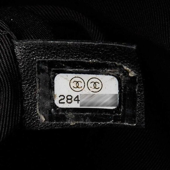 Chanel Black Chevron Quilted Leather So Black Medium Gabrielle Bag - Picture 10 of 10